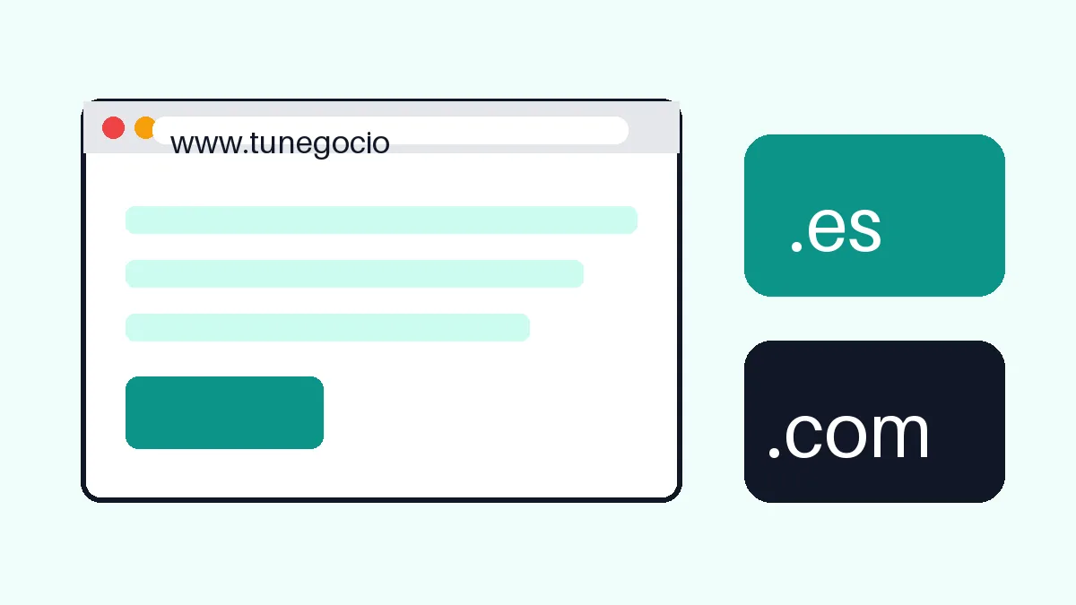 Dominio .es o .com para un negocio que trabaja en España: qué cambia de verdad